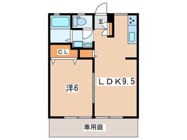 フリ－デンハウスの物件間取画像